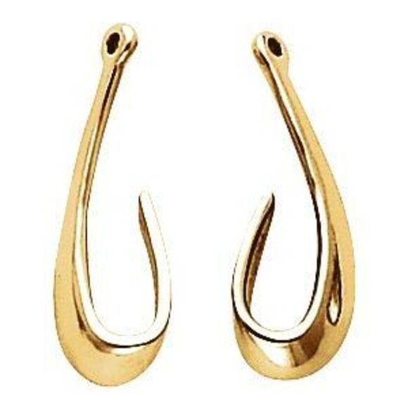 14K Yellow Earring Jackets,All Products : American Fashion Style Bags On Sale